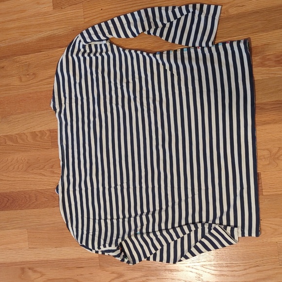Michelle de Feo for J Crew Long Sleeve Striped T Small - Picture 8 of 9